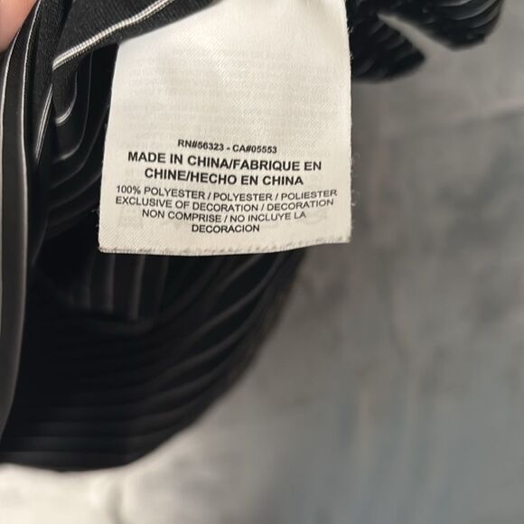 Nike Golf Black White Striped Short Sleeve Polo Size XL - Picture 7 of 8